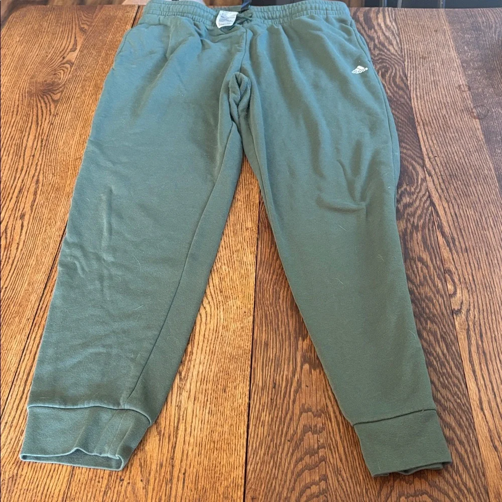 adidas Green Track Pants Joggers - Picture 4 of 5